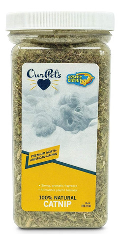 Ourpets Cosmic Catnip, 100 % Natural, Hierba Gatera Pre...