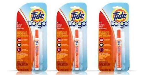 Tide To Go Marcador Removedor De Manchas X 3 Unid P&g