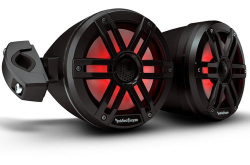 Bocina tipo Rockford Fosgate M1WL-65MB para auto/camioneta color negro de 4Ω 65" x 65" x 65 " x 2 unidades 