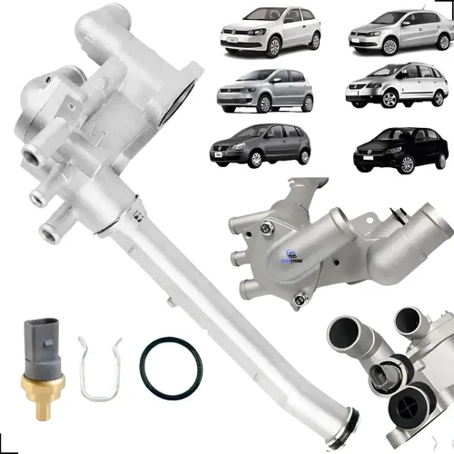 Cavalete Válvula Termostática Completa Aluminio Gol G5 Flex
