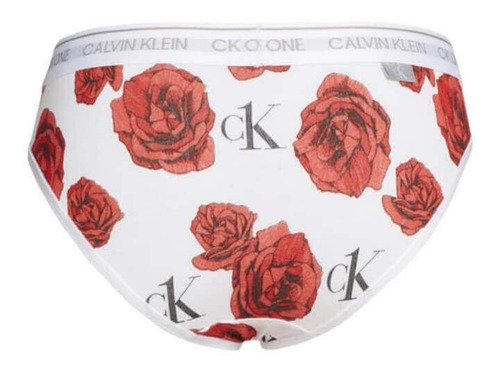 Imagem 4 de 5 de Calcinha Tanga Calvin Klein Underwear Estampado Floral Rosas