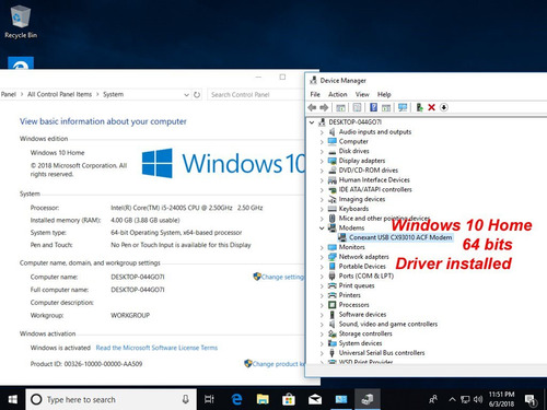 Módem De Fax De Datos Externo Usb 56k Dial Up Para Windows