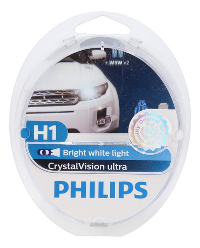 Set X4 Lampara H1 (12258) 12v 55w P145s (ultra) Philips