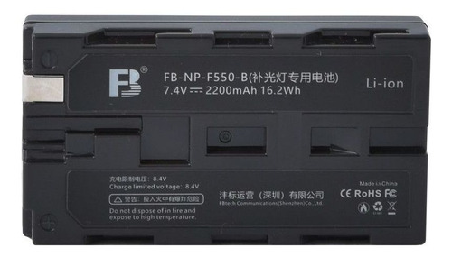 Fb Batería Fb-np-f550-b Reemplazo A Np-f550 Para Focos