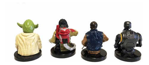 Figuras Star Wars Bust-ups Grezon Chimos T-huevo K 2002 6pzs (Usado)