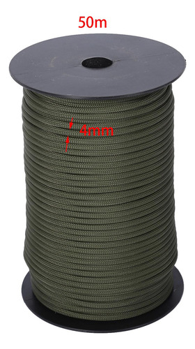 Paracord Cuerda Para Acampar Supervivencia Verde Oscuro
