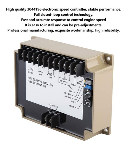 Imagen 5 de 7 de Modulo Controlador Velocidad Gobernador 3044196 Generadores