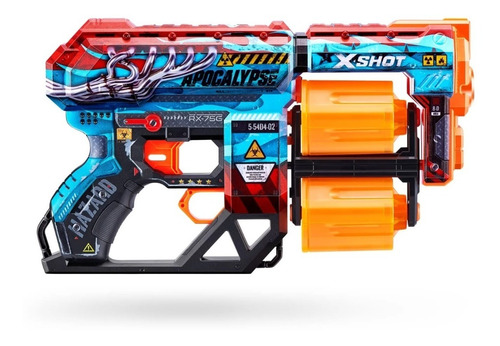 Imagen 4 de 8 de Pistola Lanza Dardos X-shot Skins Dread Diseños Graffiti Ed