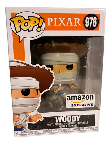 Funko Pop Woody As Mummy #976 Pixar Amazon Exclusive