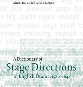 Libro A Dictionary Of Stage Directions In English Drama 1...