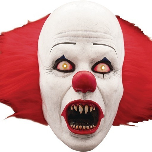 Máscara Classic It-deluxe Mask With Hair Pennywise Halloween