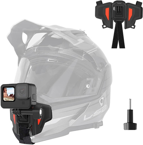 Reygeak Correa Para Casco De Motocicleta, Soporte Frontal De