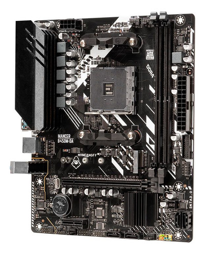 Placa Mae Mancer B450m Da V2 Ddr4 Socket Am4, M-atx Amd B450