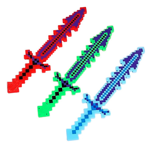 Espada De Minecraft Clasicas Con Luces Y Sonidos