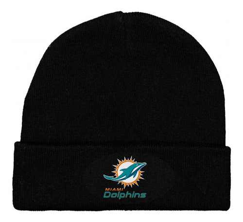 Gorro Lana Beanie Pasamontañas Miami Dolphins Logo Phr