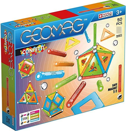 Geomag Juego De Construcción De Palos Magnéticos Y Bolas .