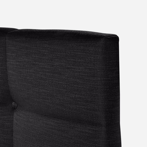 Cama Europea Rosen Indie 1 Plaza + Muebles Issey Grafito