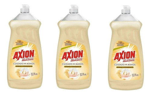 Lavatrastes Axion Arrancagrasa Avena Y Vitamina E 1.1 Lt