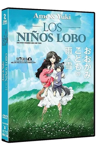 Ame & Yuki Los Niños Lobo Pelicula Dvd