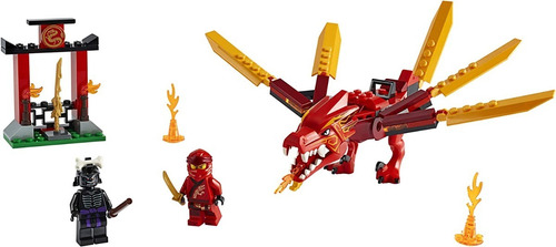 Lego Ninjago Legacy 71701 El Dragón De Fuego De Kai. 