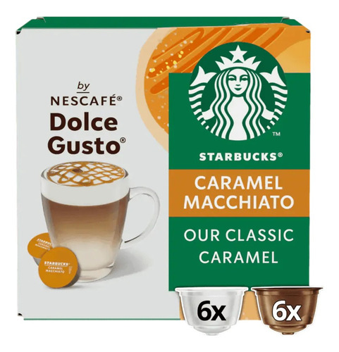 Cápsulas Café Starbucks Dolce Gusto Caramel Macchiato