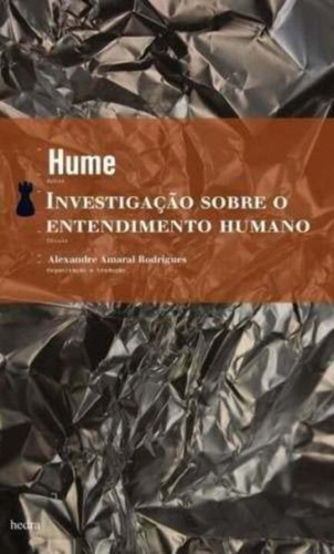 Investigacao Sobre O Entendimento Humano - (hedra), De Hume, David. Editorial Hedra, Tapa Mole En Português