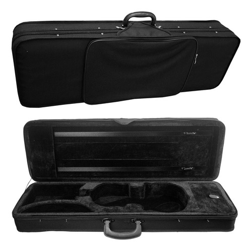 Estojo Case Violino Erudithus #406 Retangular 4/4 Preto