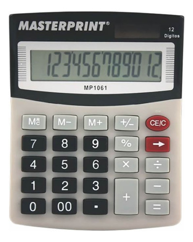 Calculadora Manual 12 Dígitos - Mp 1061