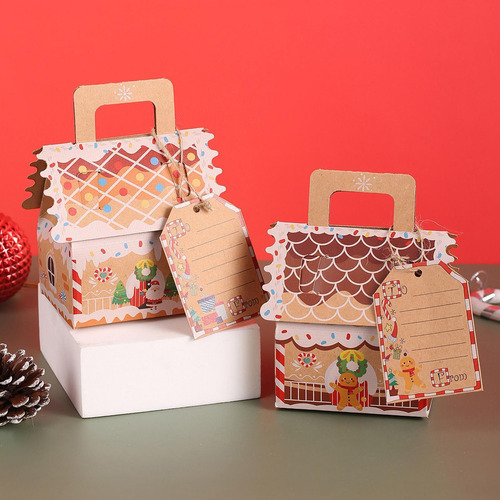 Caja De Galletas De Jengibre 10 Cajas Lindas Para Galletas D