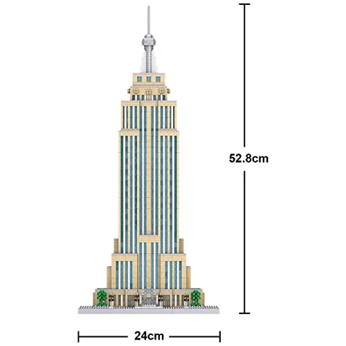 Micro Mini Blocks Empire State Building Architecture Mo...