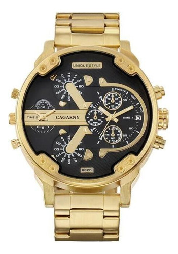 Cagarny Fashion Business Reloj De Cuarzo Pulsera De Acero