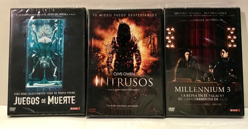 Millenium 3 Intrusos Juegos De  Muerte 3 Dvd Nuevos Orig.