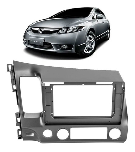 Moldura Multimidia Tela 10 Polegadas Honda New Civic 2011