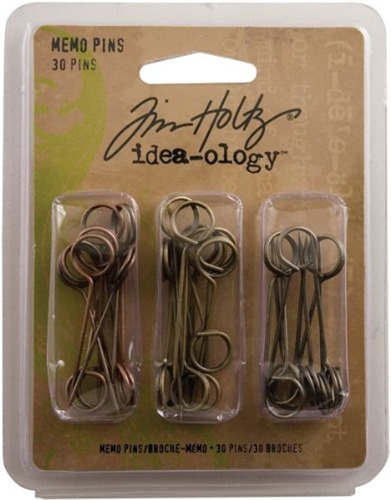 Memo Pins De Metal De Tim Holtz Idea-ology, Paquete De 30