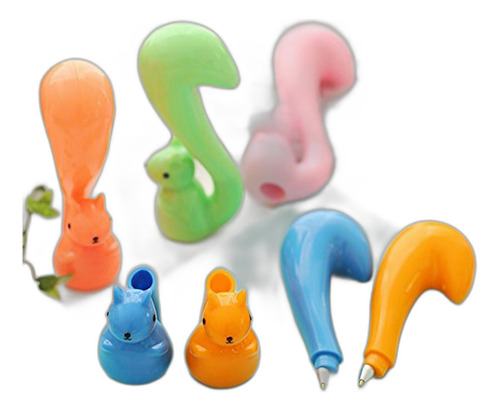 Bolígrafo - 4pcs-set Cute Kawaii Little Squirrel Animal Shap