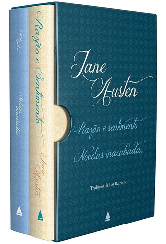 Box Caixa  Razão E Sentimento Novelas Inacabadas Jane Austen