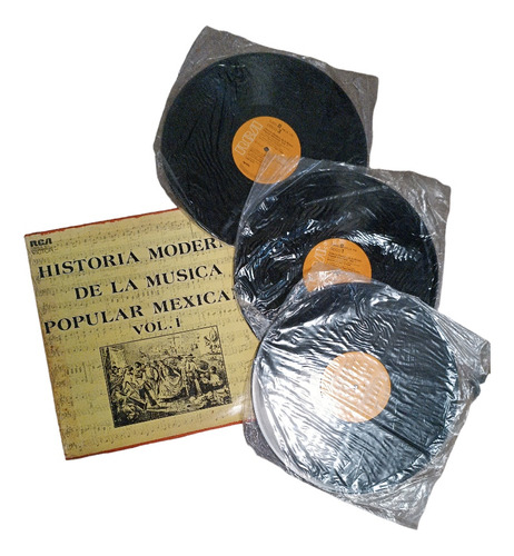 3 Lps Historia Moderna De La Música Popular Mexicana Volumen