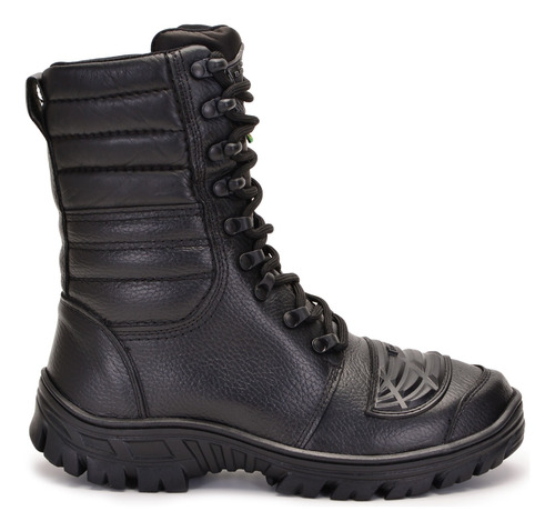 Tenis Bota Adventure Operacinal Couro Bm Brasil Motociclista