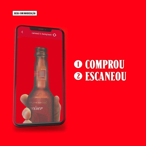 Cerveja Budweiser Zero Sleek 350 Ml - Caixa Com 8 Unidades