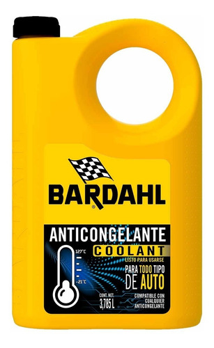 Anticongelante Listo Para Usar Coolant 1 Galon Bardahl