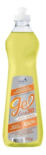 Detergente Concentrado Limão Siciliano 512g Gel Care 30