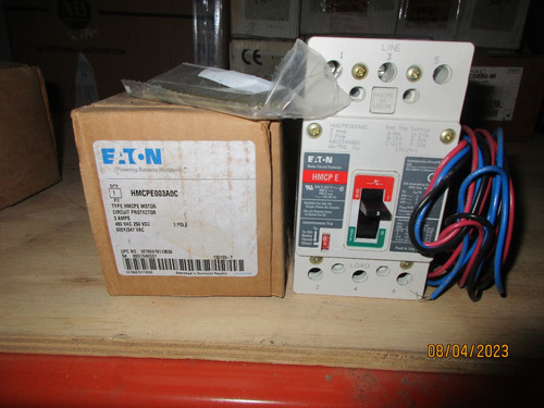 Interruptor Magnetico Eaton 3 Amperes 480vac Hmcp003a0c