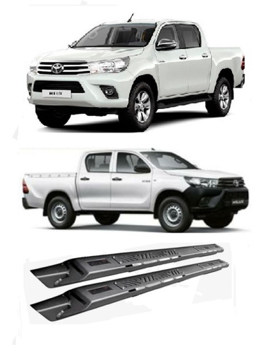 Rock Slider O Estribos Viper Para Hilux Kavak, Revo 4 Ptas