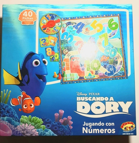 Juego De Mesa Jugando Con Numeros Buscando A Dory