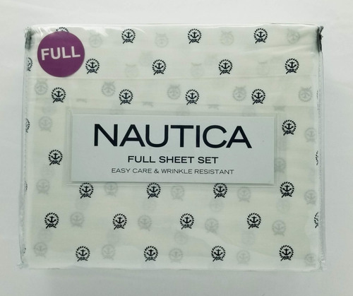 Juego De Sábanas Nautica Original Para Cama Doble.