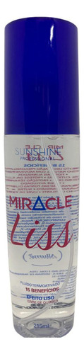 Miracle Liss Termoativado 215ml Finalizador Sunshine