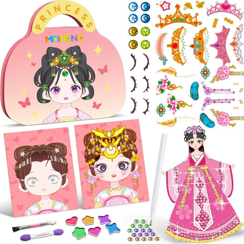 Kit De Maquillaje En Papel Y Juguetes Temáticos Para Niñas
