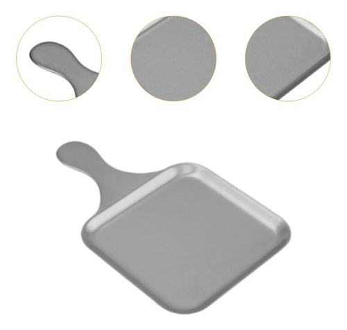 Bandeja Elegante Para Servir Postres Y 28 Cm X 16 Cm X 1 Cm