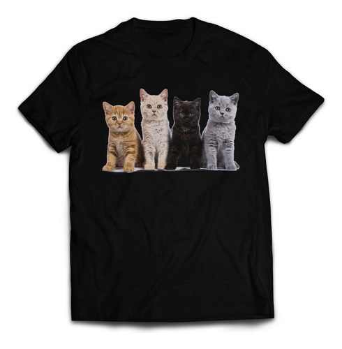 Polera Estampada Gatos - 007