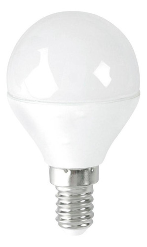 Foco Led Tecnolite Tipo Globo 4w Luz Suave Cálida Base E14